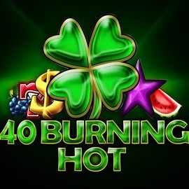 40 Burning Hot casino game by Amusnet Interactive – featured logo at Vegasino Casino