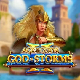 Age Of The Gods: God Of Storms 2 slot visual from Playtech available on vegasinonz.com