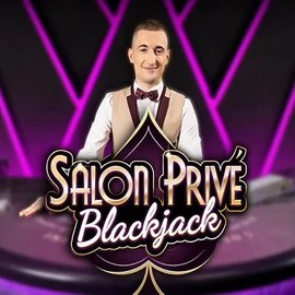 Blackjack Salon Privé by Ezugi, showcased at vegasinonz.com – game logo