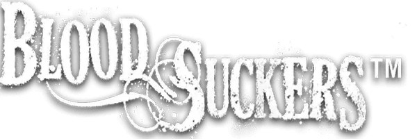 Blood Suckers online game logo by NetEnt on vegasinonz.com