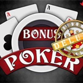 Official Table Games logo: Bonus Poker Deluxe - 3 Hands by RTG (Reel Time Gaming) at Vegasino Casino