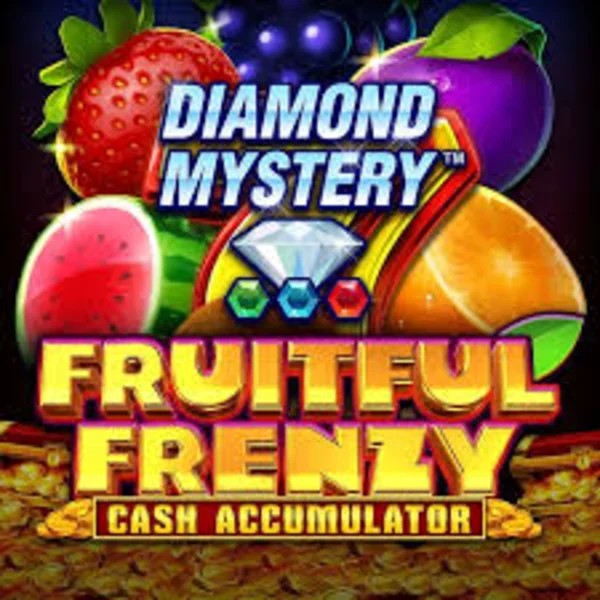 Slots logo of Diamond Mystery Fruitful Frenzy Cash Accumulator from Greentube at Vegasino Casino