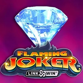 Slots logo of Flaming Joker Link and Win from Barstruck at Vegasino Casino