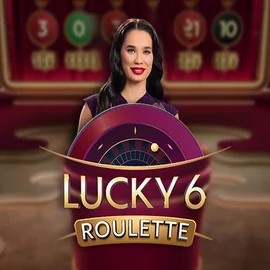 Lucky 6 Roulette logo by Pragmatic Play at Vegasino Casino