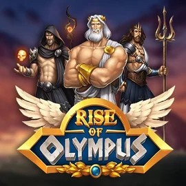 Rise of Olympus slot logo by Play'n GO at Vegasino Casino