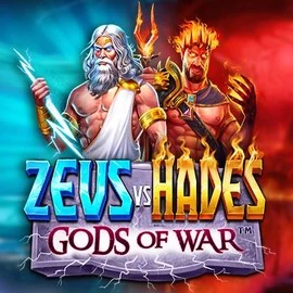 Slots logo of Zeus vs Hades: Gods of War from Pragmatic Play at Vegasino Casino